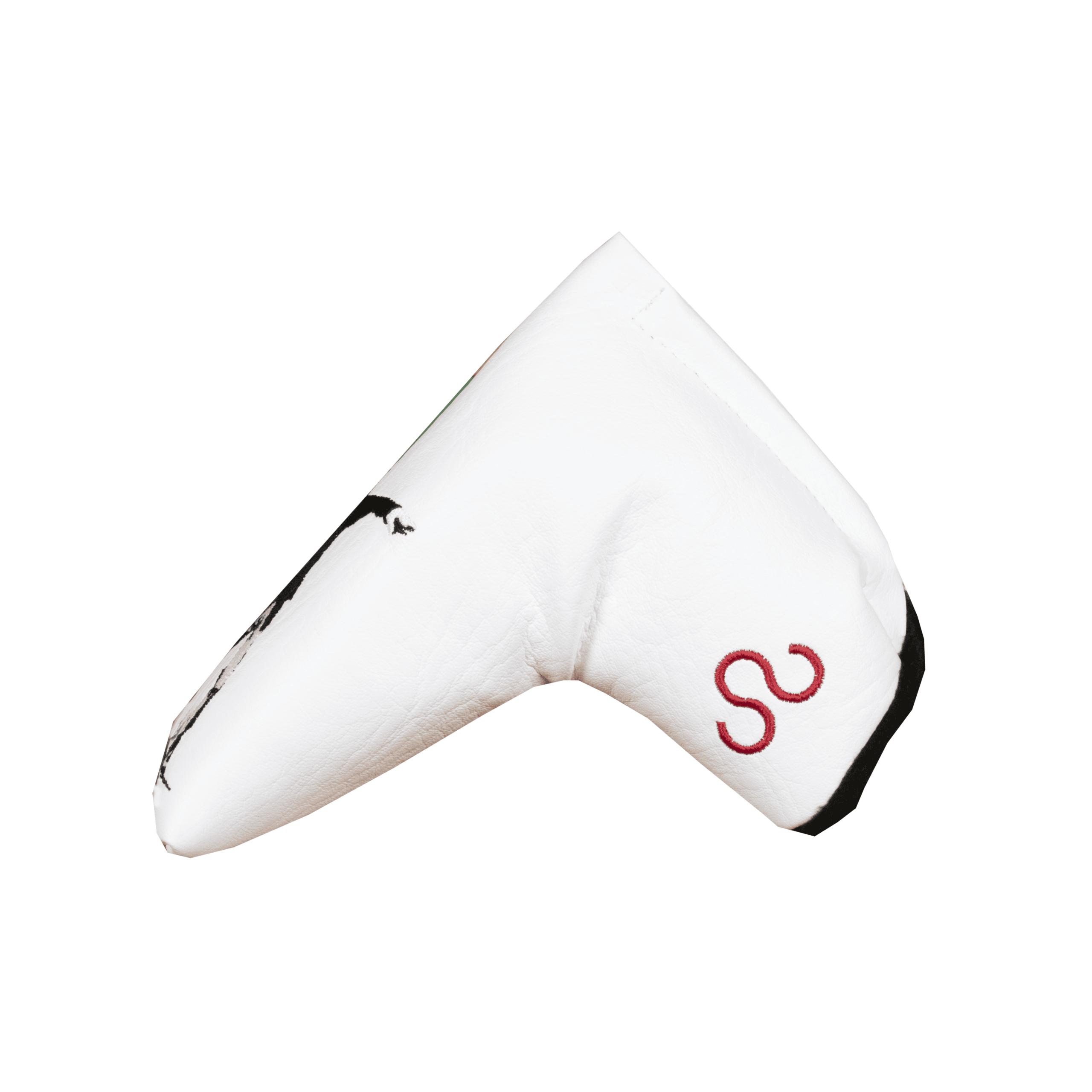 Banksy Flower Thrower Blade Putter Headcover White